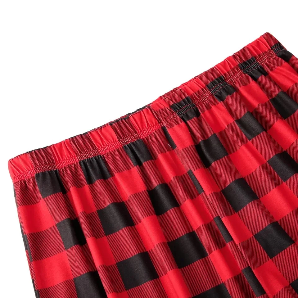 Pyjama Noel Famille Carreaux Rouge – Image 9