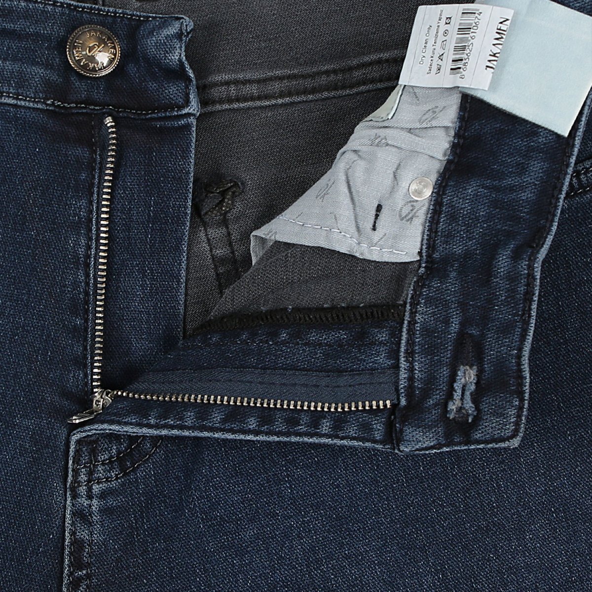 JAKAMEN PANTALON JEANS DARK NAVY BLUE – Image 4
