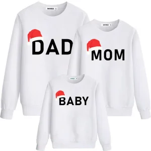 Pull Noel Papa Maman Bebe