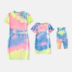 Robe Assortis Mère Fille Multicolor