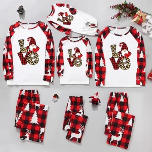 Pyjama Noel Famille Identique Love