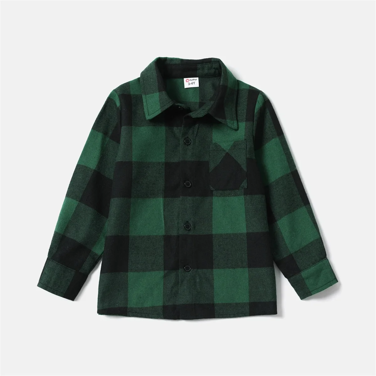 Tenue Assortis Famille à Carreaux Vert – Image 5