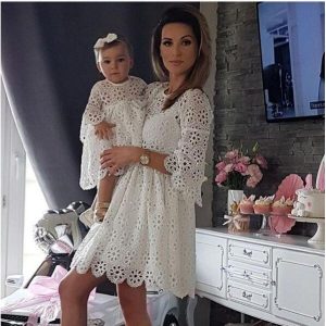 Robe Blanche Mere Fille