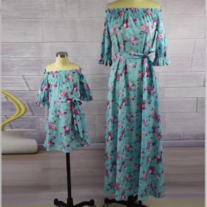 Robe Longue Fille Et Mere