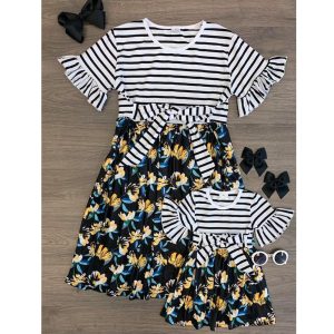 Robes Mere Filles Assorties