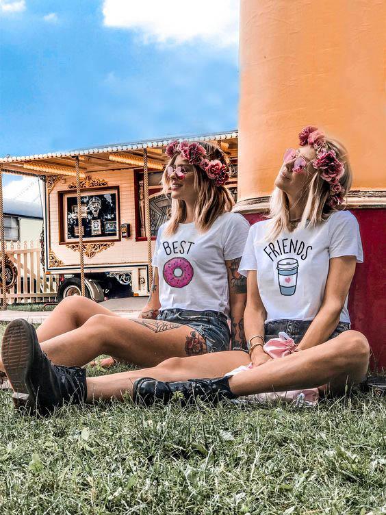 Tee Shirt Coordonne Best Friend
